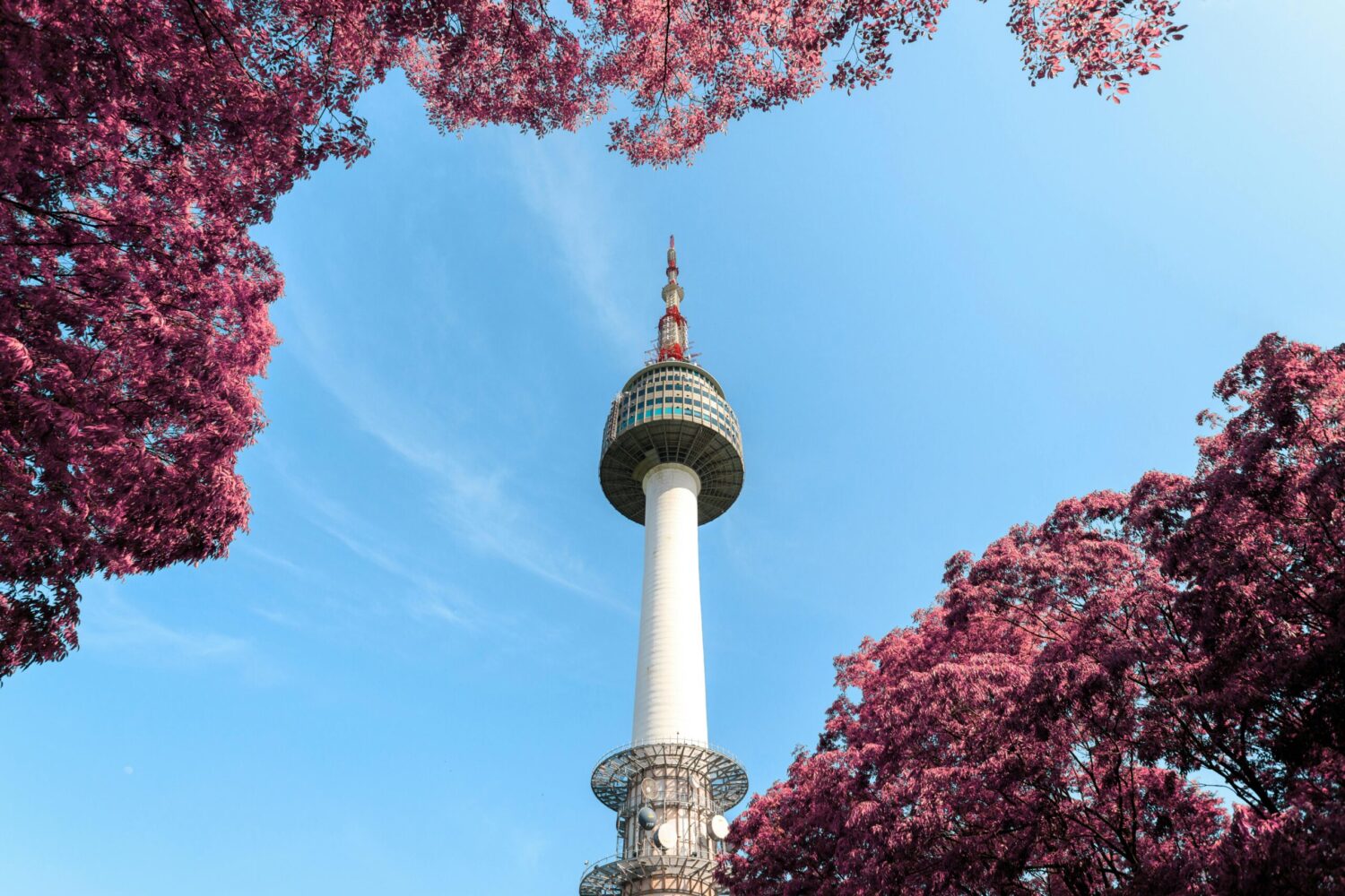 Namsan Tower, Seoul South Korea in spring